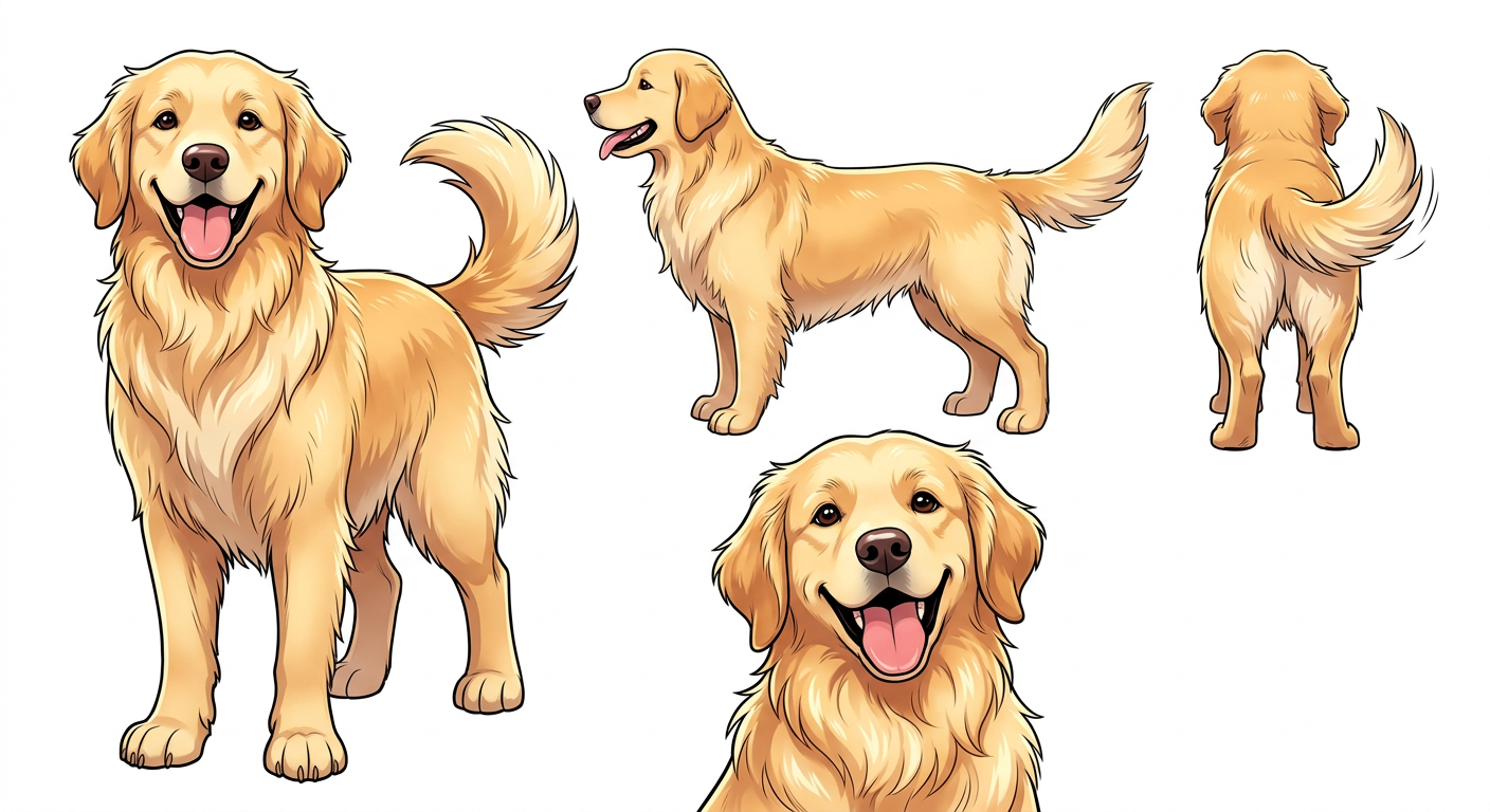 Golden Retriever OC — original character
